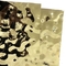 304 금 반짝이는 거울 물 물결 금속 꿀집 패널 색상 스테인리스 스틸 시트 천장